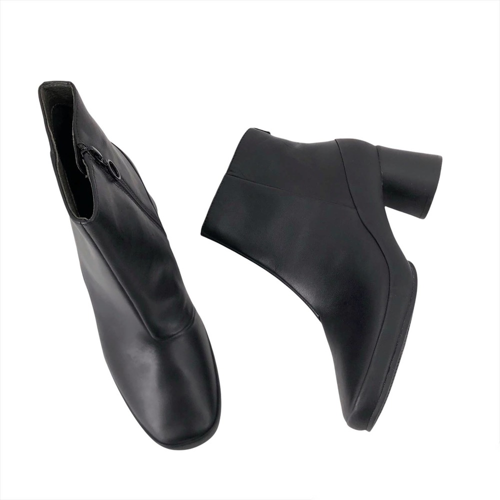Camper Ankle Boots Black Leather EVA Insole Women's Sz EU 40 US 9 NIB $199